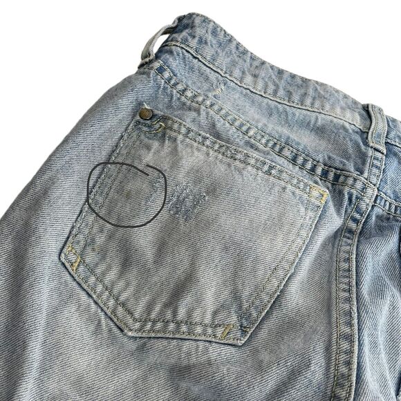 Pilcro and the letterpress Hyphen Bermuda Jean Shorts Size 26 - Picture 4 of 8